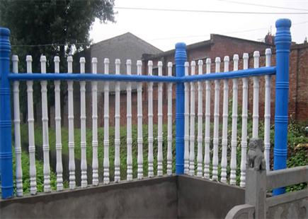 洛阳林安汽车城水泥艺术围栏